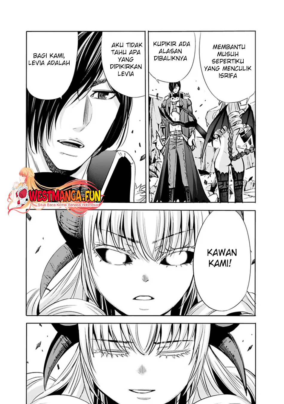 Uragirareta S Rank Boukensha no Ore wa, Aisuru Dorei no Kanojora to Tomoni Dorei dake no Harem Guild o Tsukuru Chapter 67 Bahasa Indonesia